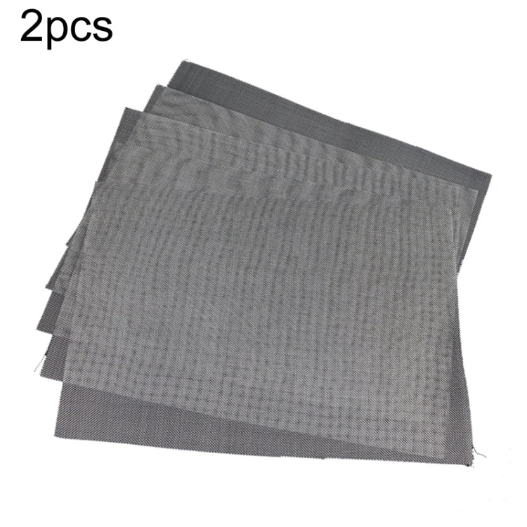 2pcs Plastic Repair Mesh Car Bumper Crack Fixing Mesh, 15 x 20cm, 5 x 15cm