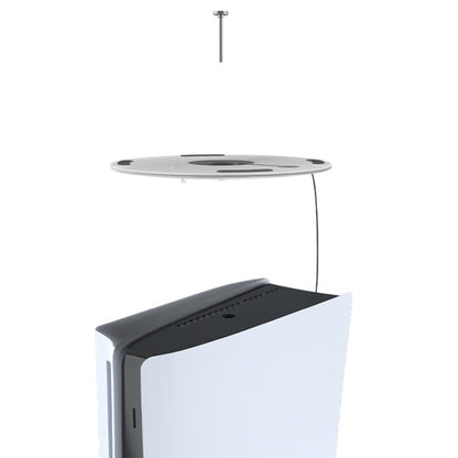 For PS5 Slim iplay HBP-575 Simple Storage Base Light Version RGB Colorful Vertical Storage Bracket, HBP-575
