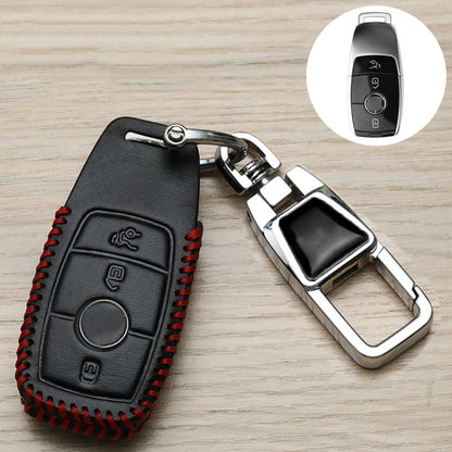 For Mercedes-Benz Car Key Cover Multifunctional Keychain Anti-lost Number Plate, A, B, C, E, F, G
