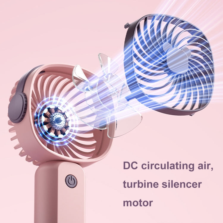 Handheld Portable Mini Multifunctional Fan With Phone Holder Function, Pink Purple with Battery, Yellow Green with Battery, Pink Purple no Battery, Yellow Green no Battery