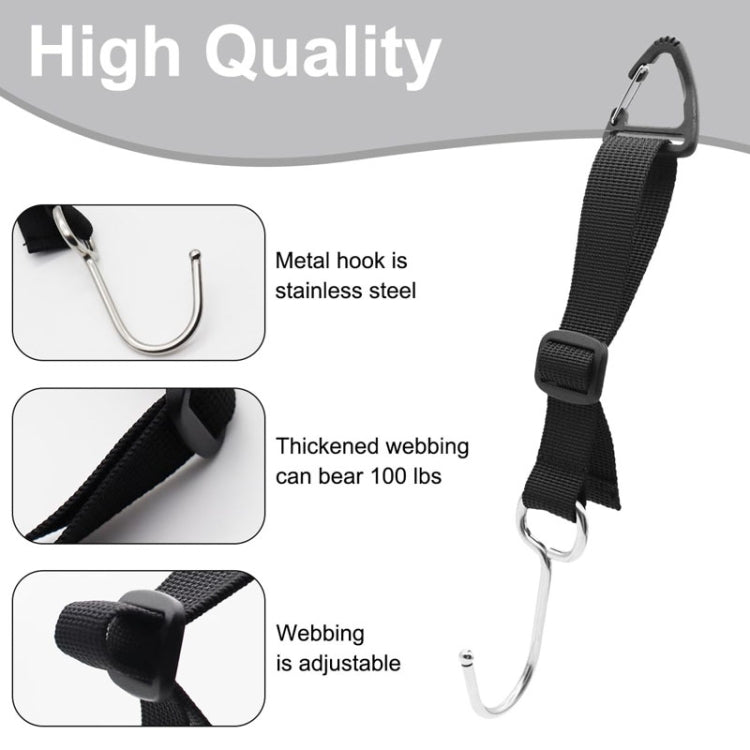 Automobile Stroller Storage Hooks Car Multifunctional Seat Rear Hangers, A62