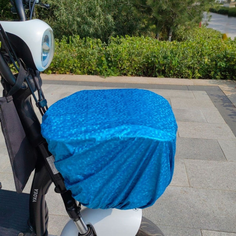 Battery Car Front Basket Rain Cover Bicycle Basket Waterproof Bag Universal, Large, Super Large