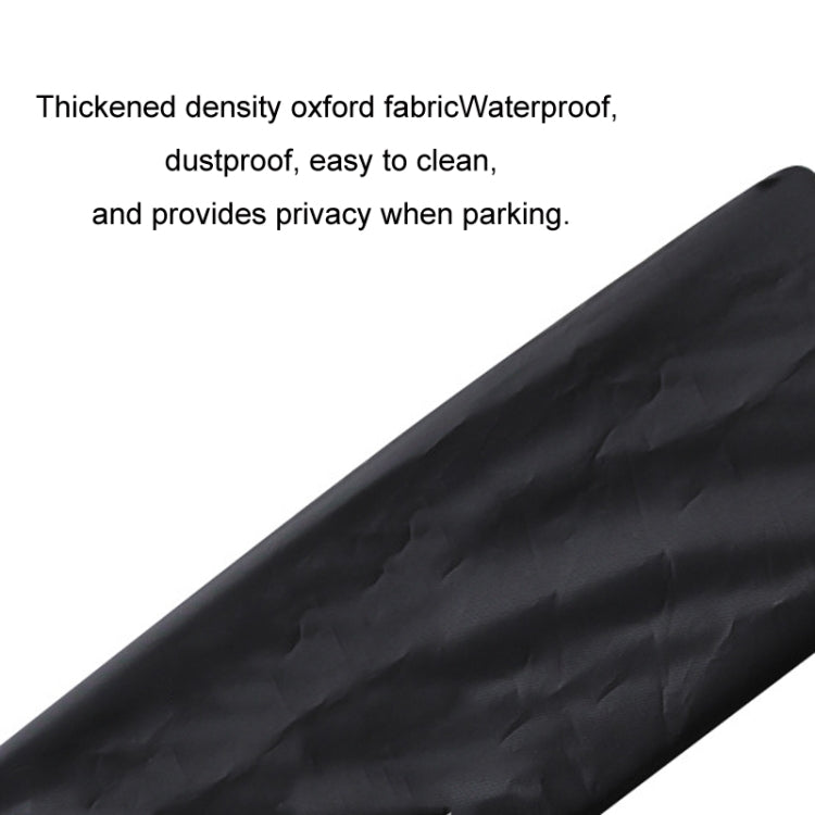 1pair Dustproof Waterproof Thickened Oxford Cloth License Plate Cover, 45x15cm