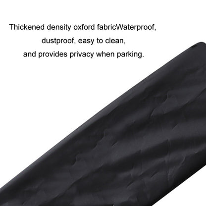 1pair Dustproof Waterproof Thickened Oxford Cloth License Plate Cover, 45x15cm