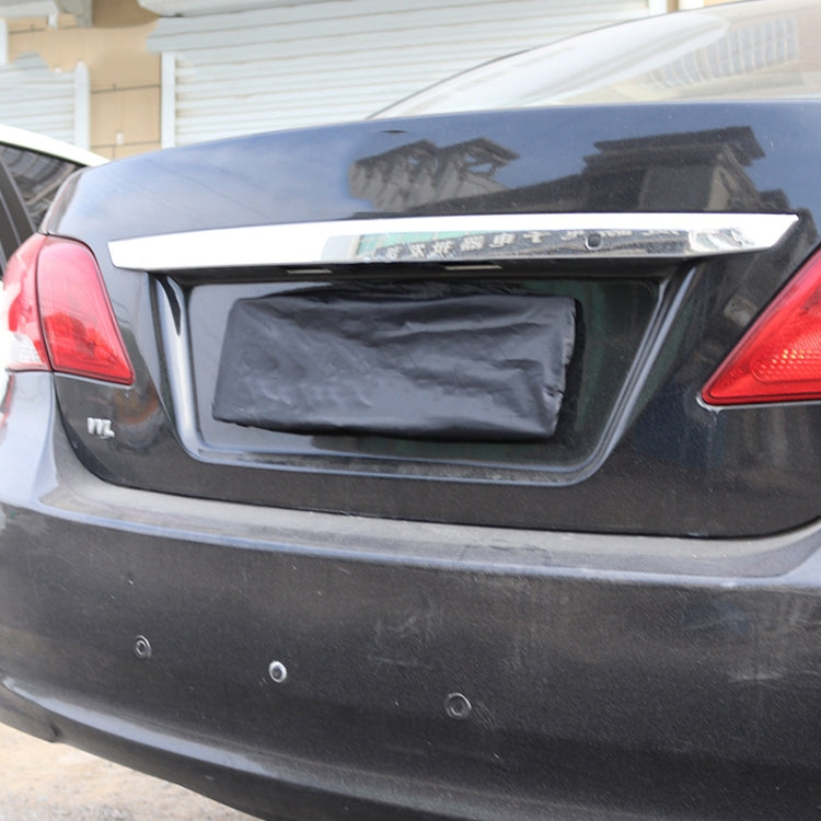 1pair Dustproof Waterproof Thickened Oxford Cloth License Plate Cover, 45x15cm