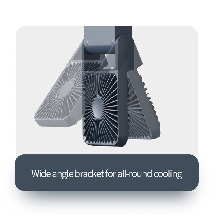 HX-123 USB Charging Wall-mounted Desktop Folding Thin and Light Small Fan