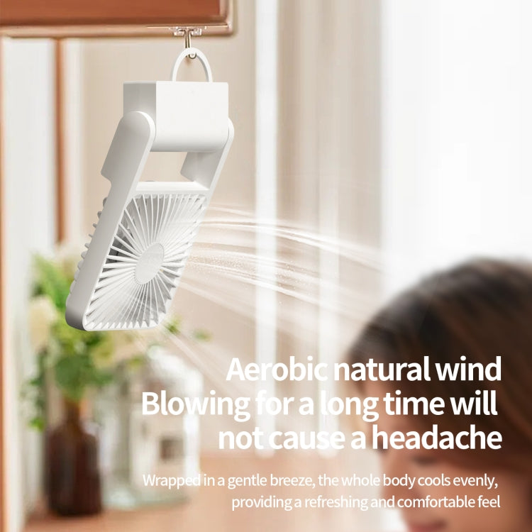 HX-123 USB Charging Wall-mounted Desktop Folding Thin and Light Small Fan