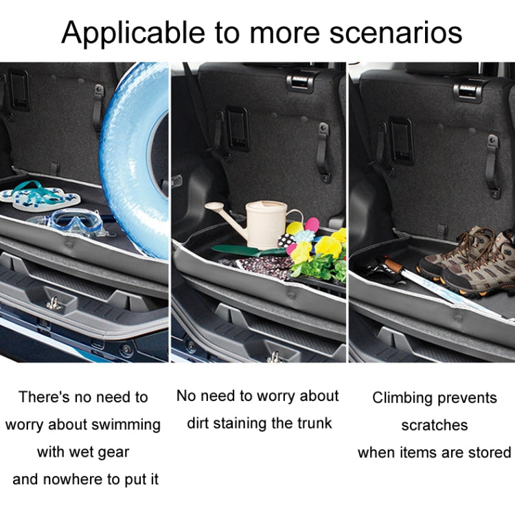 Car Dustproof Waterproof Trunk Protective Pad, Large, Small