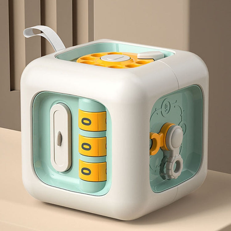 Baby Educational Multifunctional Hexahedron Montessori Early Learning Cube Toy