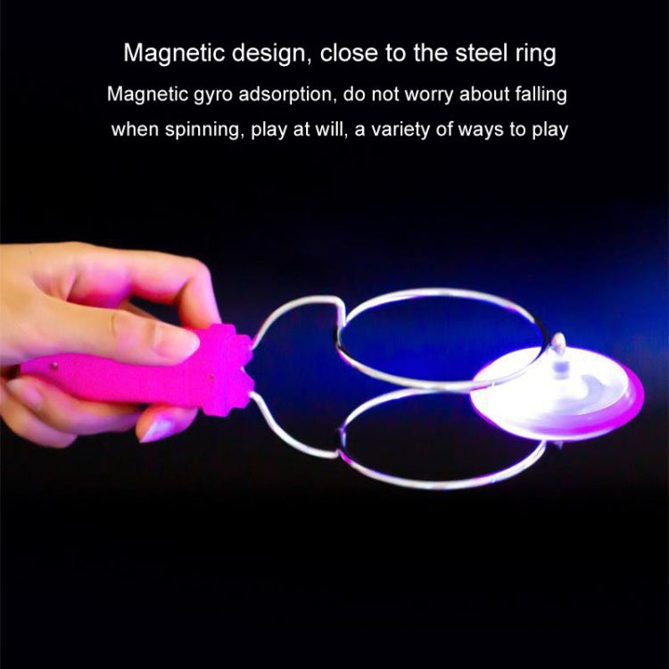 Light-emitting Magnetic Gyro Toys Magic Track Gyro Children Toy Yo-yo Balls, Magnetic Gyro Toys