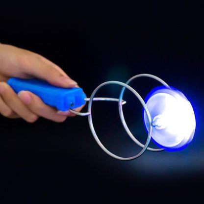 Light-emitting Magnetic Gyro Toys Magic Track Gyro Children Toy Yo-yo Balls, Magnetic Gyro Toys
