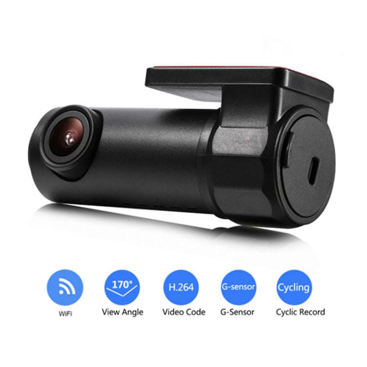 S600 1080P Wifi Dash Cam 170 Degree Wide Angle Lens Hidden Car Driving Recorder