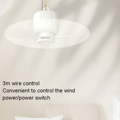 USB Plug-in Version Small Ceiling Fan Camping Outdoor Portable Hanging Fan