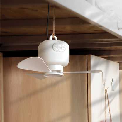 USB Plug-in Version Small Ceiling Fan Camping Outdoor Portable Hanging Fan
