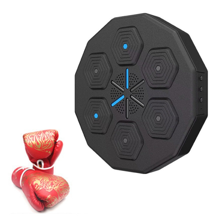 Bluetooth Intelligent Music Boxing Trainer Wall Mounted Electronic Boxing Practice, With Children Gloves, With Adult Red Gloves, With Adult Black Gloves