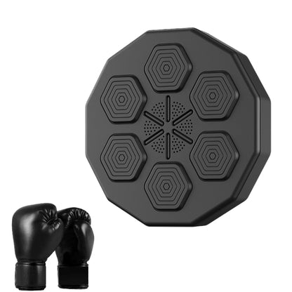 Bluetooth Intelligent Music Boxing Trainer Wall Mounted Electronic Boxing Practice, With Children Gloves, With Adult Red Gloves, With Adult Black Gloves
