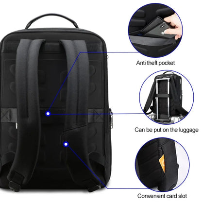 Bopai 61-18911 Large Capacity Waterproof Travel Laptop Backpack With USB+Type-C Port, Ultimate, Deluxe