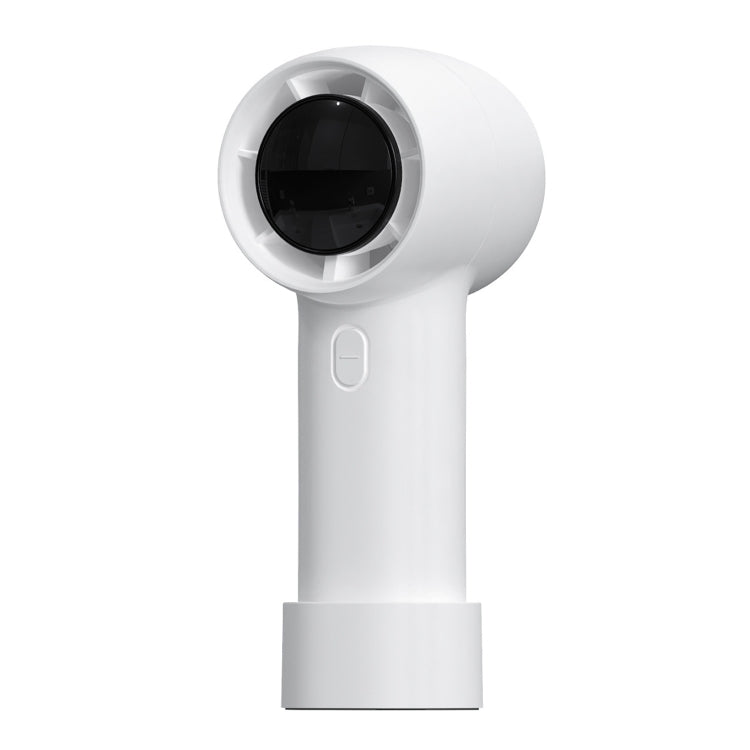 Outdoor Handheld Turbine Digital Display 100-Speed High-Speed Mini Fan, White, Black, Navy Blue