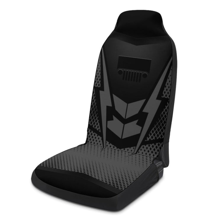 Car Universal Printed Seat Protector Automobile Decoration Supplies, Black