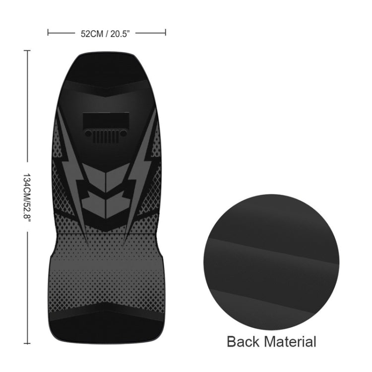 Car Universal Printed Seat Protector Automobile Decoration Supplies, Black