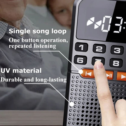 Rolton T1 Portable Radio Receiver Old People Singing Opera Player Mini Stereo Walkman