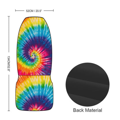 Car Universal Printed Seat Protector Automobile Decoration Supplies, Coloful Swirls