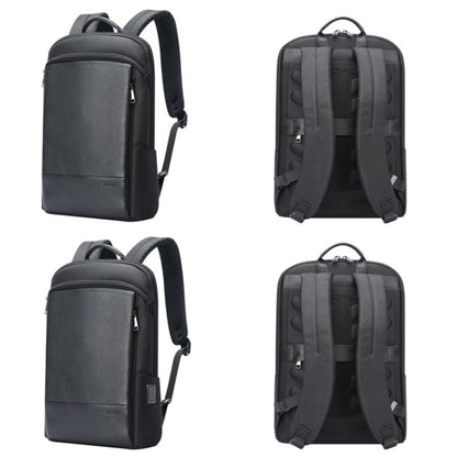 Bopai First-Layer Cowhide Business Commuter Waterproof And Lightweight Laptop Backpack, 61-122721