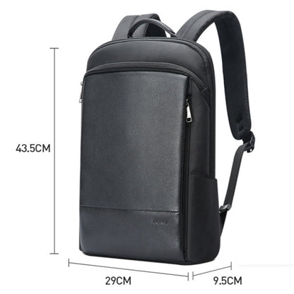 Bopai First-Layer Cowhide Business Commuter Waterproof And Lightweight Laptop Backpack, 61-122721
