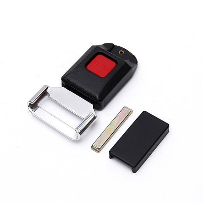 Car Seat Belt Buckle Accessories, Lock Tongue + Lock Buckle, Welded Lock Tongue + Lock Buckle