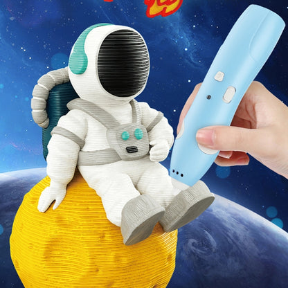 USB Charging Low-Temperature Wireless Graffiti Printing Pen Set Children DIY 3D Painting Pen