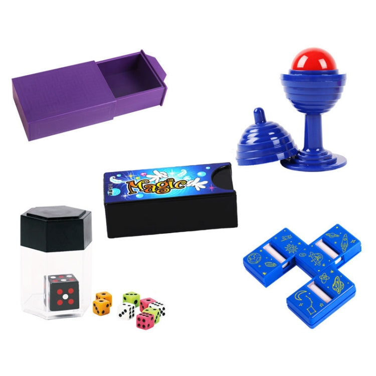 Children Magic Props Gift Set Students Festival Talent Toys Magic Box, 4 In 1, 5 In 1, 7 In 1