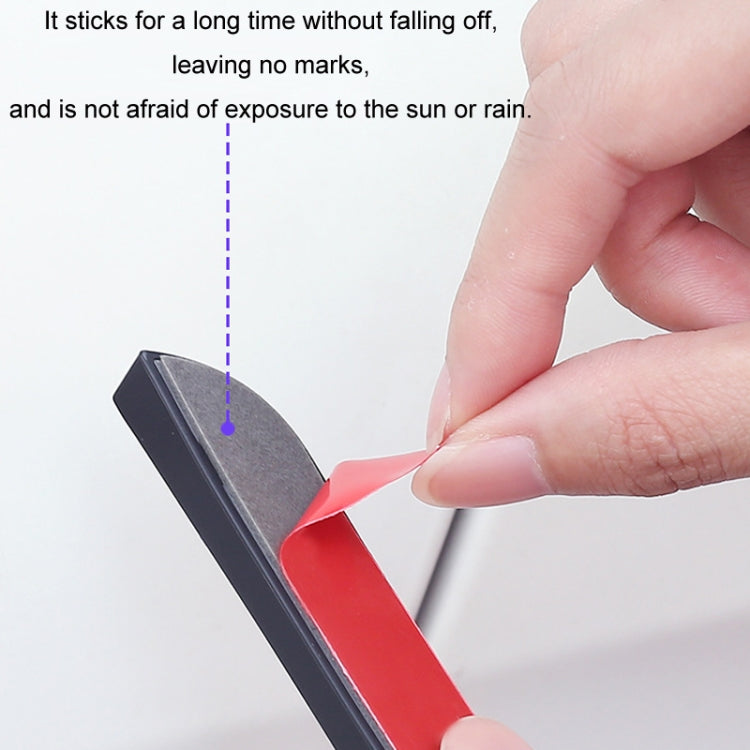 Car Door Anti-collision Strip Anti-scratch Decorative Sticker, Q3 Black, Q3 White, Q3 Red, White Q1, Black Q1, Q2 Black, Q2 White