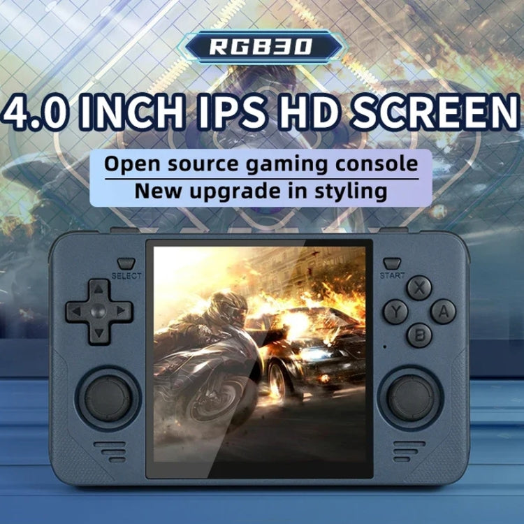 POWKIDDY RGB30  4 Inch IPS Screen Handheld Game Console Built In WIFI＋Bluetooth, 16GB+64GB, 16GB+128GB, 16GB+256GB