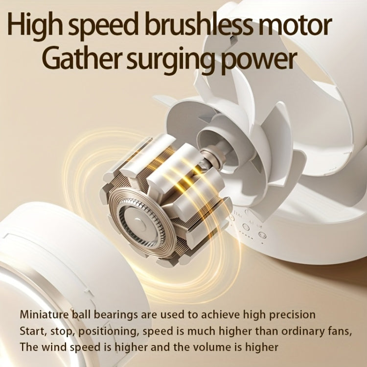 3 In 1 Multifunctional Desktop Fan with LED Light Cosmetic Mirror, USB Plug Non-Oscillating, Rechargeable Oscillating