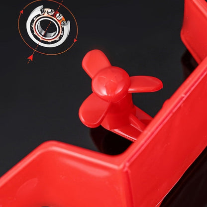 Car Mini Rear Wing Without Punching Decorative Stickers, Black Without Wind Blades, White Without Wind Leaves, Red Without Wind Leaves, Black With Wind Leaves, White With Wind Leaves, Red With Wind Leaves