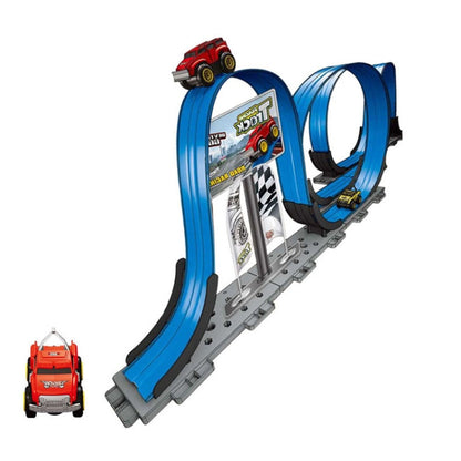 Children Anti-gravity Track Car Assembly Toys DIY Inertia Rebound Magnetic Levitation Racing Car, 85cm, 230cm, 440cm