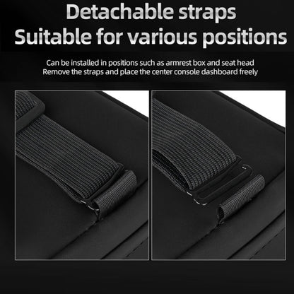 Car Sun Visor Armrest Box Back Hanging Tissue Box, Black, Beige, Brown