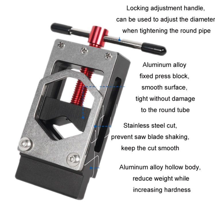 TOSEEK Mountain Bike Front Fork Pipe Cutter Seat Post Cutting Saw Handle