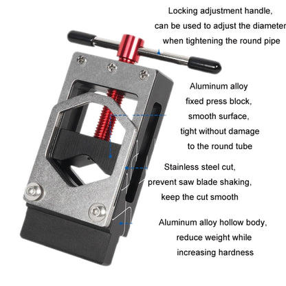 TOSEEK Mountain Bike Front Fork Pipe Cutter Seat Post Cutting Saw Handle