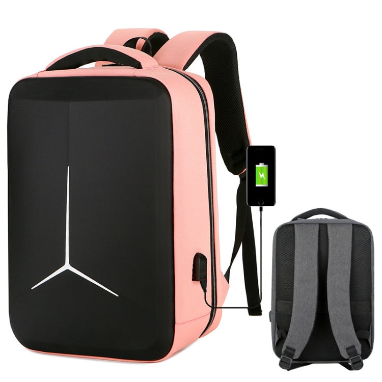 Large-Capacity Waterproof Business Commuter Laptop Backpack with USB Port, 15 inch