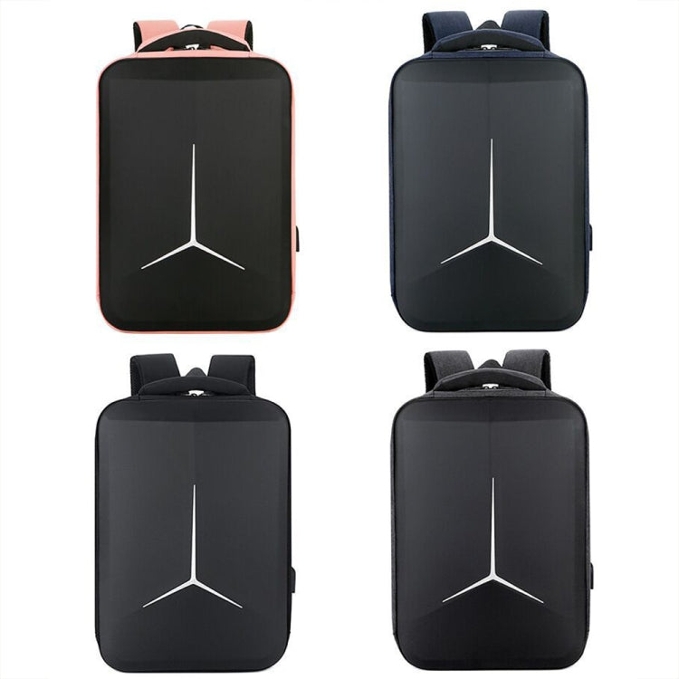 Large-Capacity Waterproof Business Commuter Laptop Backpack with USB Port, 15 inch
