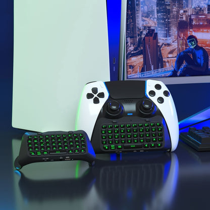 For PS5 JYS-P5172 Gamepad Wireless Bluetooth External Keyboard, Without Gamepad, JYS-P5172 (Black), JYS-P5172 (White)
