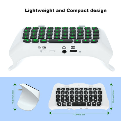 For PS5 JYS-P5172 Gamepad Wireless Bluetooth External Keyboard, Without Gamepad, JYS-P5172 (Black), JYS-P5172 (White)