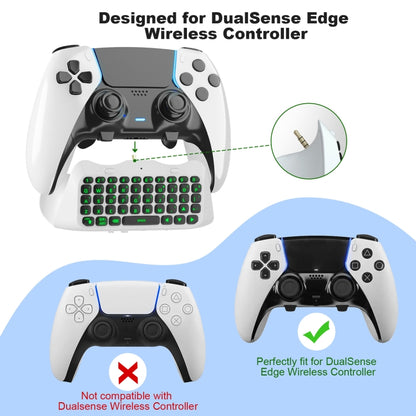 For PS5 JYS-P5172 Gamepad Wireless Bluetooth External Keyboard, Without Gamepad, JYS-P5172 (Black), JYS-P5172 (White)