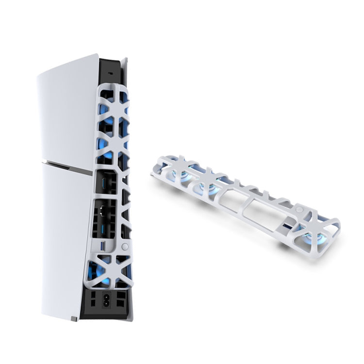 For PS5 Slim DOBE TP5-3538 Host Rear Blu-ray Fan Thermal Cooling Fan, DOBE TP5-3538 (Black), DOBE TP5-3538 (White)