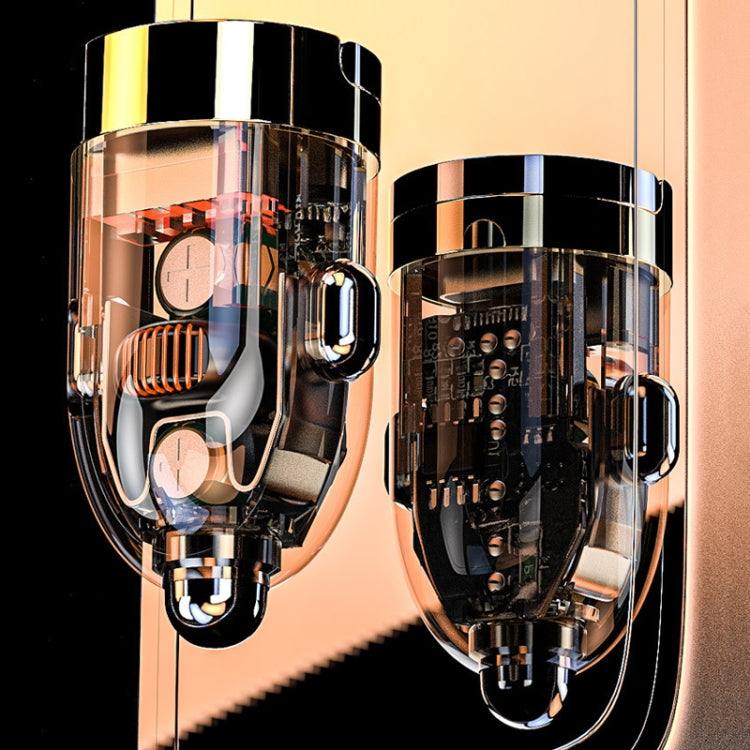 Vehicle Mini Invisible Dual-Port Charger Car Cigarette Lighter, 120W