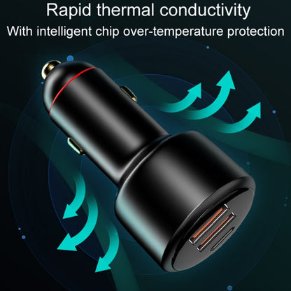 Vehicle Mini Fast Charging Charger Car One To Three Cigarette Lighter, 300W