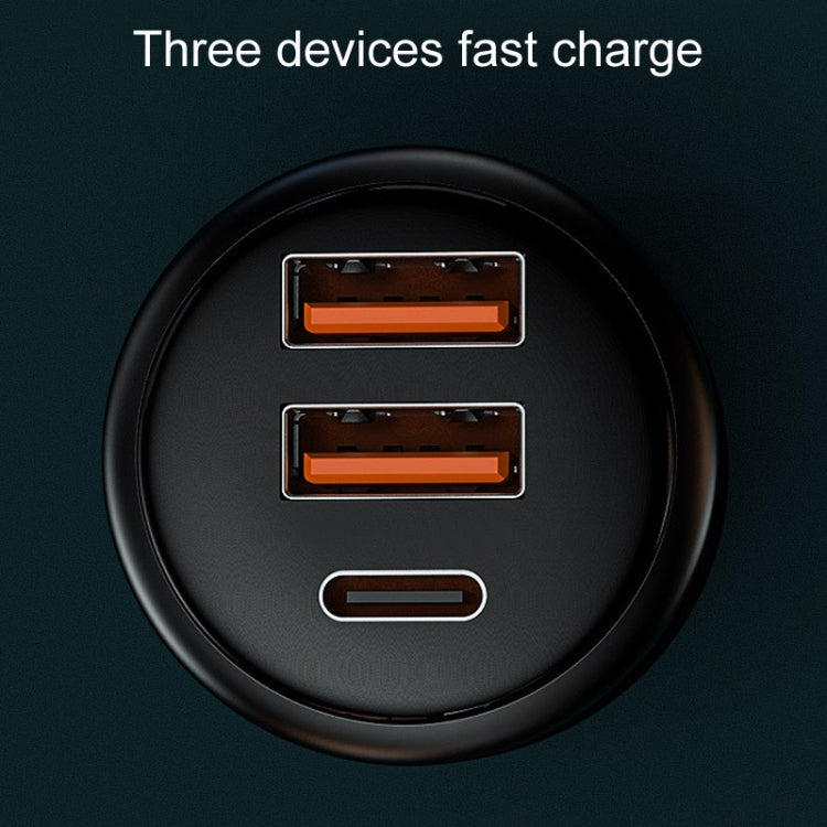 Vehicle Mini Fast Charging Charger Car One To Three Cigarette Lighter, 300W