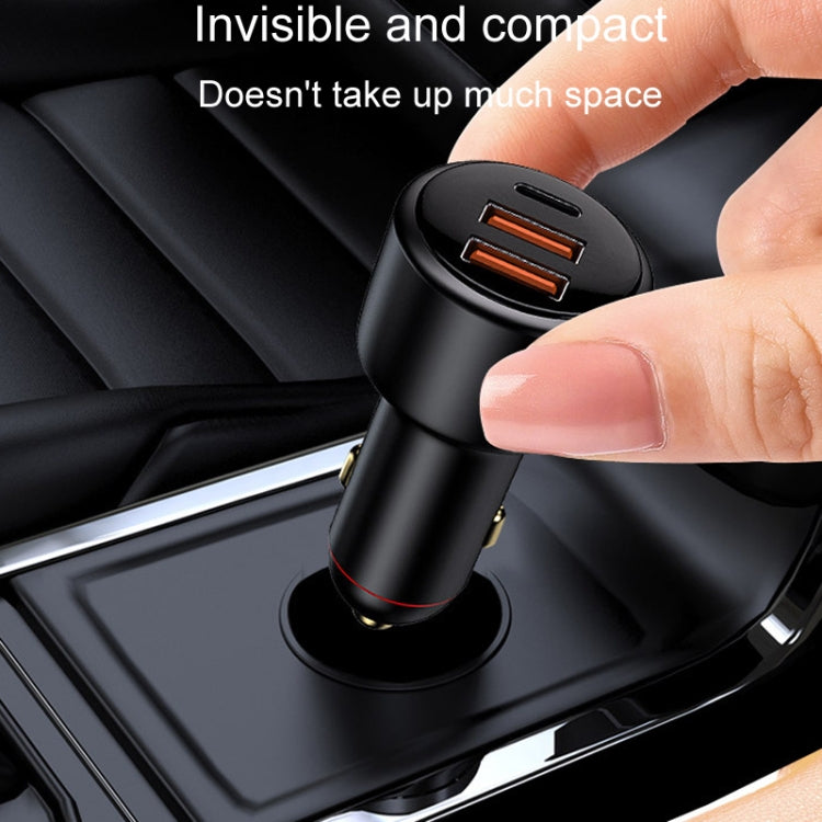 Vehicle Mini Fast Charging Charger Car One To Three Cigarette Lighter, 300W