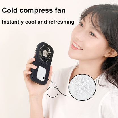 USB Charging Folding Outdoor Handheld Mini Cold Compress Fan Desktop Cooling Fan